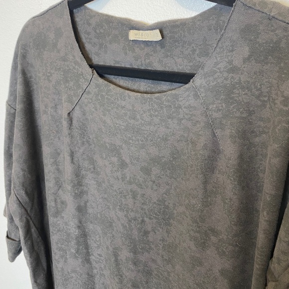 Wi & Co Made in Spain black and grey sweater dress Medium M - Picture 7 of 14